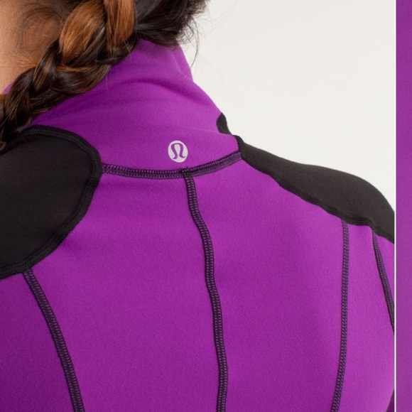 Lululemon Run: U-Turn Reversible Pullover Tender Violet / Black in size 6/8 - Picture 6 of 16